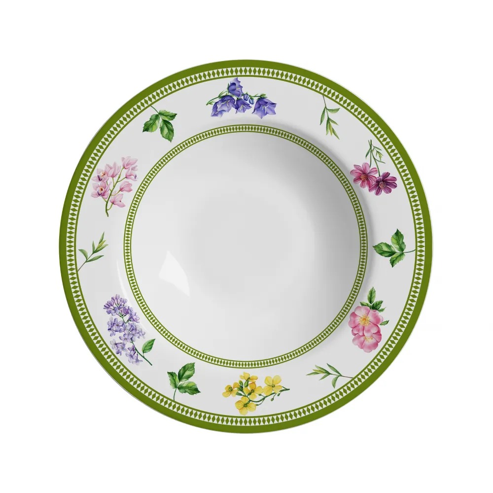 [273418] PLATO HONDO VERSAILLES LISO  25 CM 1284-102