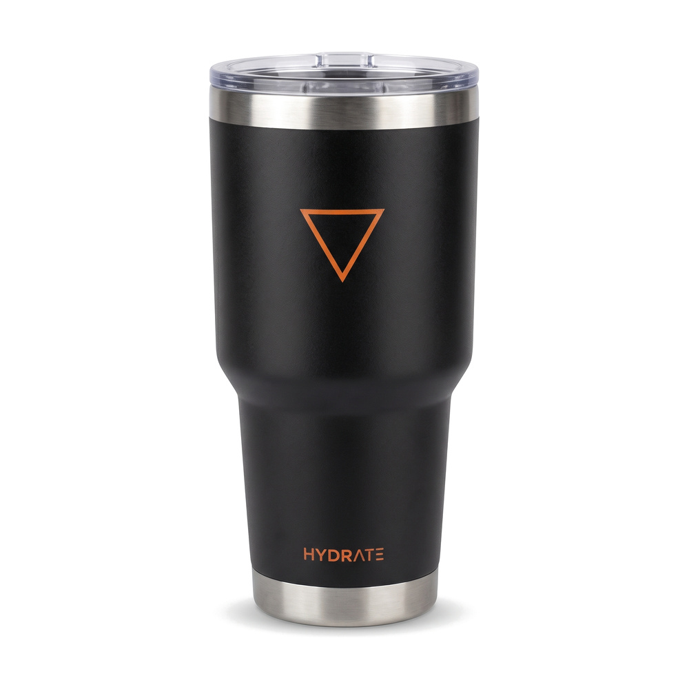Vaso 900ml Negro y Naranja