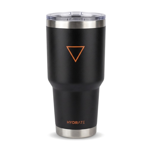 [232946] Vaso 900ml Negro y Naranja