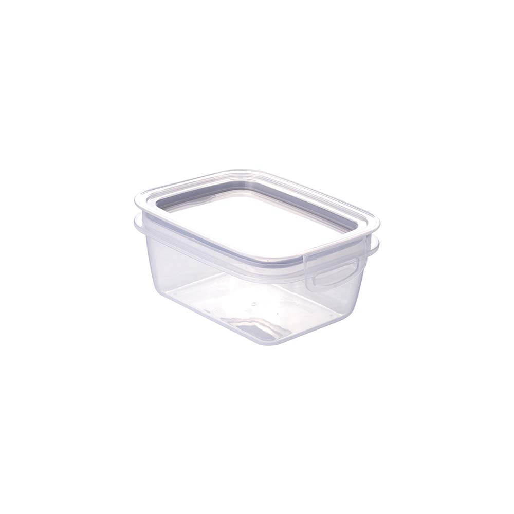 7825 RECIPIENTE TRABA RECTANGULAR 360ML GRIS