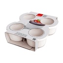 SET DE 4 MOLDES DE CUPCAKE 9CMS 230010