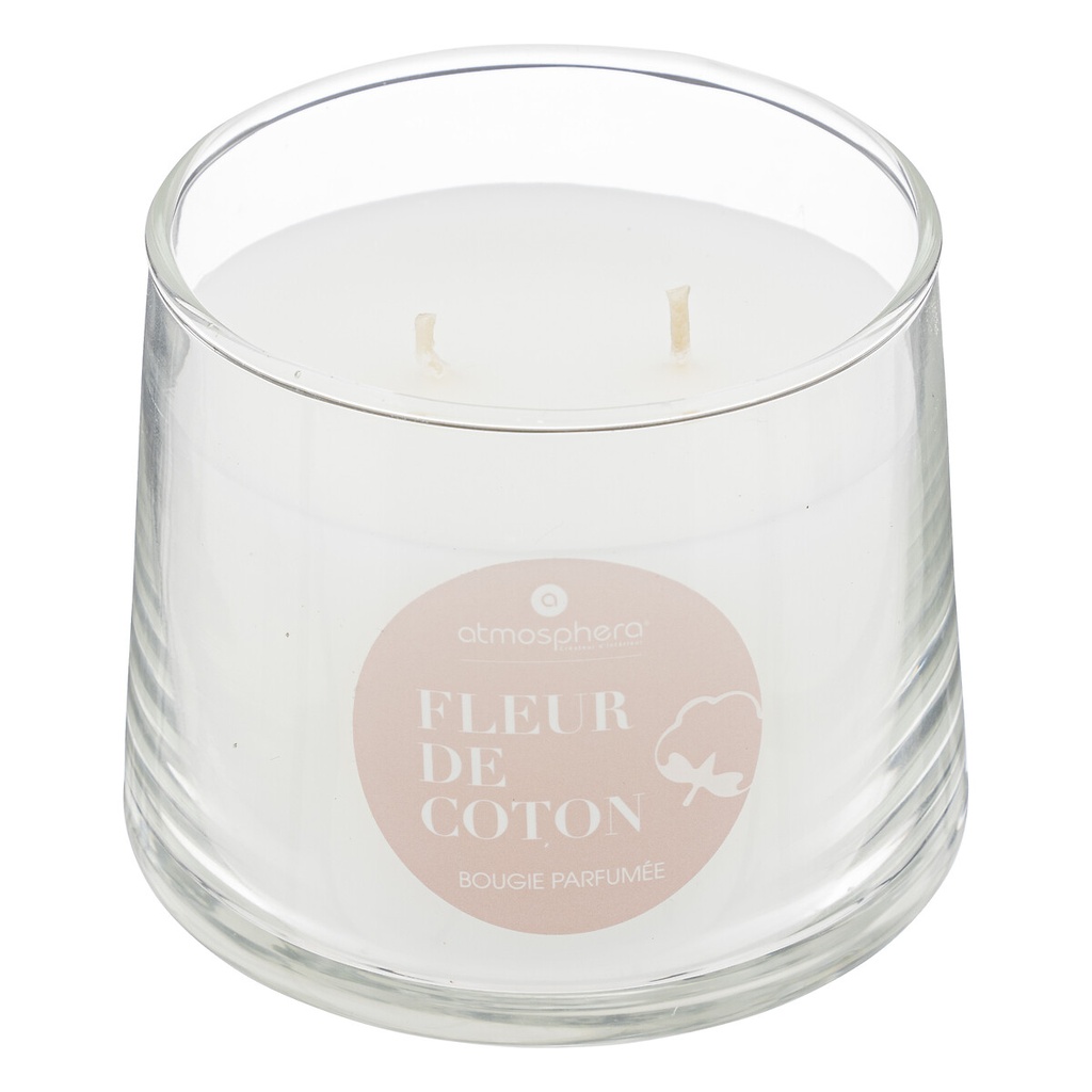 VELA AROMATICA AROMA FLOR DE ALGODON 196029B.