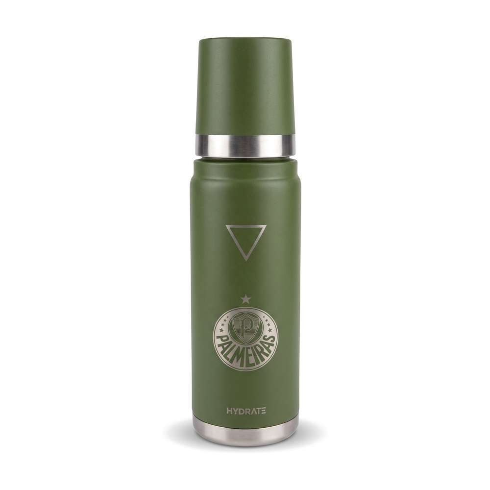 [258913] TERMO MATE 915 ML VERDE MILITAR EDICION 1 PALMEIRA