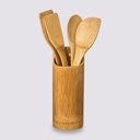 SOPORTE DE COCINA BAMBU + 4 UTENSILIOS 540744112