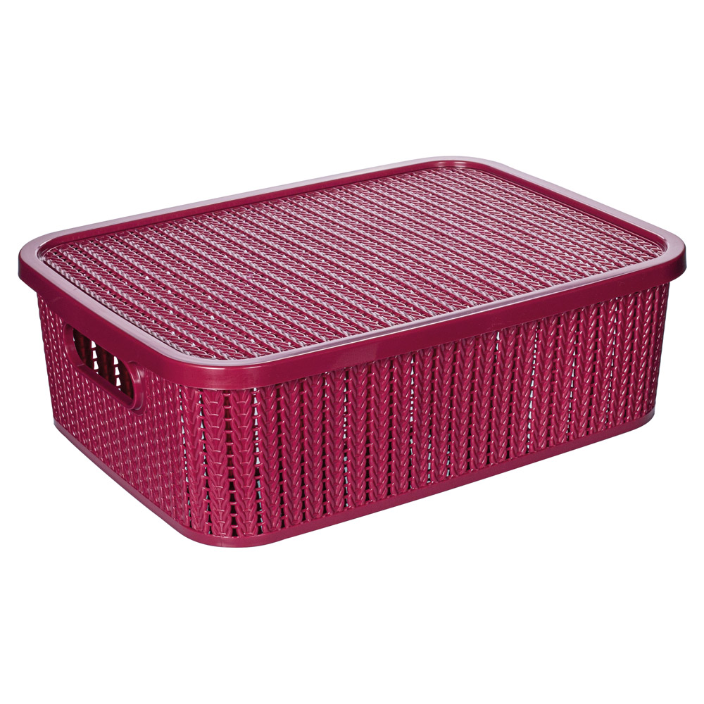 [250810] CAJA TRAMA BAJA 14,5L MÁRMOL 15412