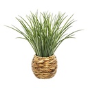 PASTO ARTIFICIAL CON MACETA TEJIDA H46 168588