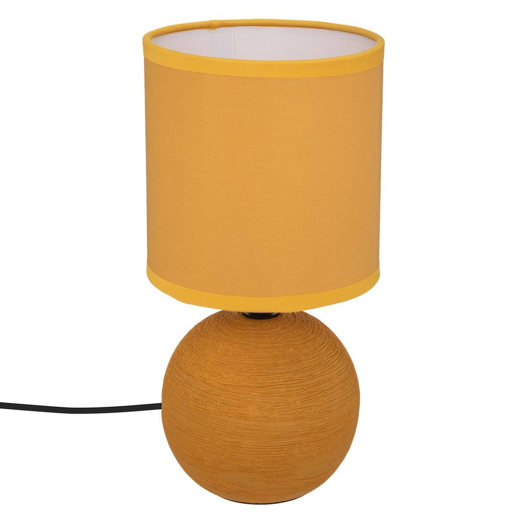 [252556] LAMPARA BOLA RAYADA OCRE TIMEO H25 116289Q