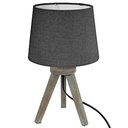 LAMPARA TRIPODE GRIS MINI H30,5 161510B