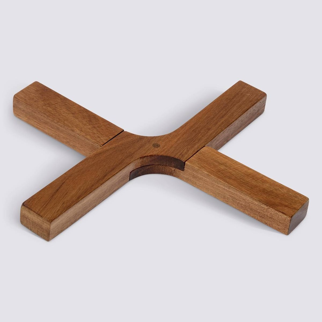 SALVAMANTELES TRIVET CRUZ ACACIA 209642
