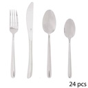 JUEGO CUBIERTOS ACERO INOX 24P ORBA 147812
