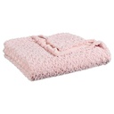MANTA DE PELUCHE SINTETICO ROSA 180X230 131502P
