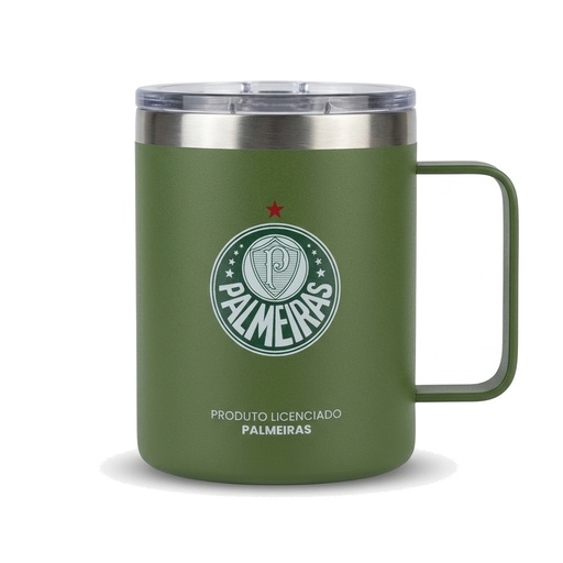 [258909] TAZA 355 ML VERDE MILITAR EDICION 1 PALMEIRAS