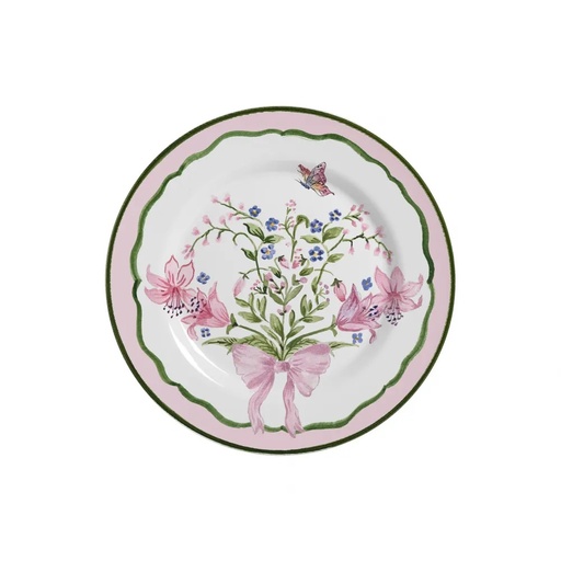 [273441] PLATO POSTRE BELLE BOUQUET PLANO  21CM 1300-103