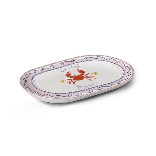 [273451] PLATO FUENTE DI MARE 34.4CM MATE 7627-122