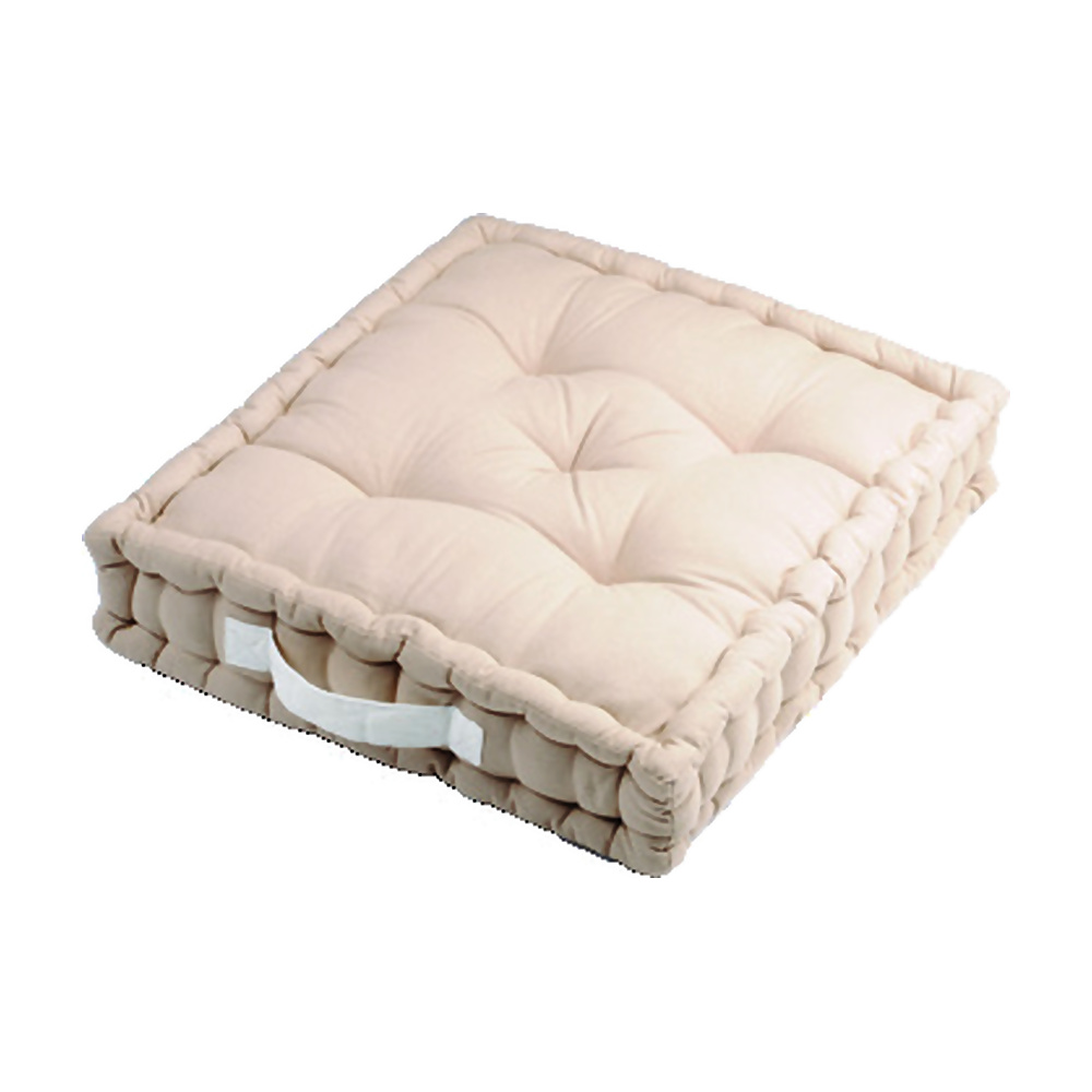 [273703] COUSSIN DE SOL DUO LIN/ECRU 45X45X10