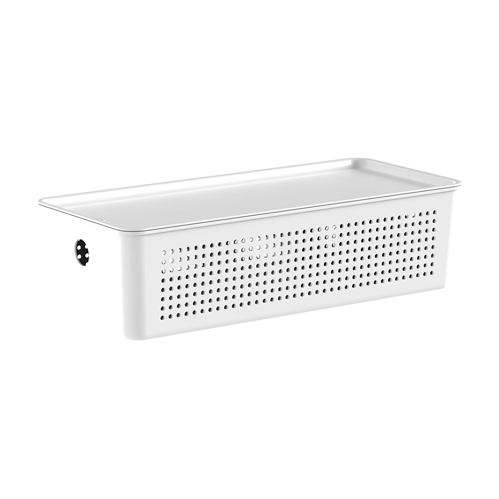[268167] CESTO FLOW CON TAPA 34X15 X10 BRANCO CFW205BCF
