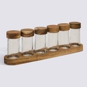 SET DE 6 FRASCOS ACACIA 217610