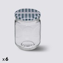 JUEGO X6 FRASCOS VIDRIO 0,5L 198011