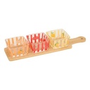 JUEGO DE APERITIVOS FRUTALES X4 212251