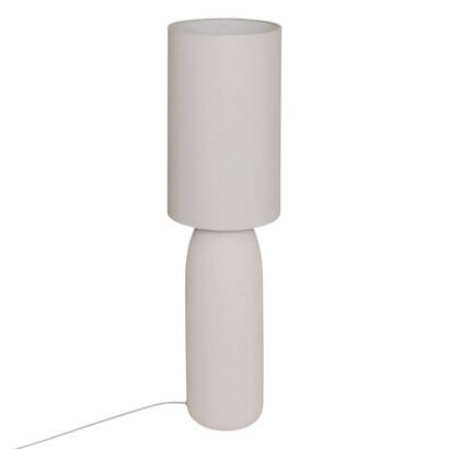 LAMPARA DE PIE CILINDRICA KEYAH BLANCA H11 210322A
