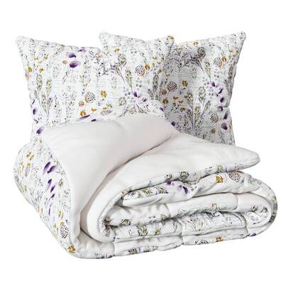 [272124] JUEGO DE CAMA SEERSUCK FLORAL 240X220 215349A