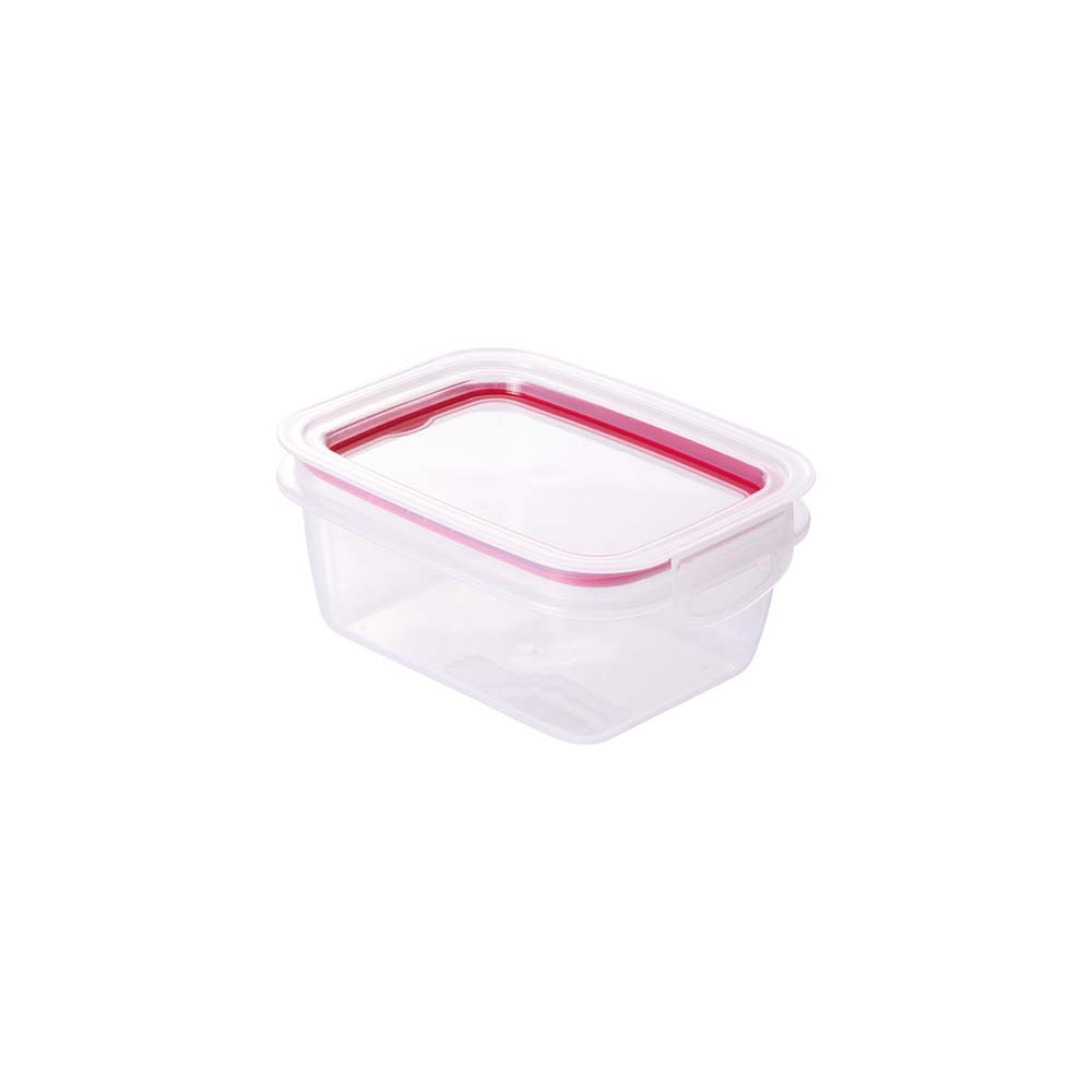 [234457] 9409 RECIPIENTE TRABA MAS RECTANGULAR 360ML ROJO