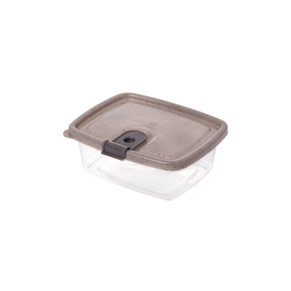 5995 RECIPIENTE TRIO RECTANGULAR 350ML GRIS