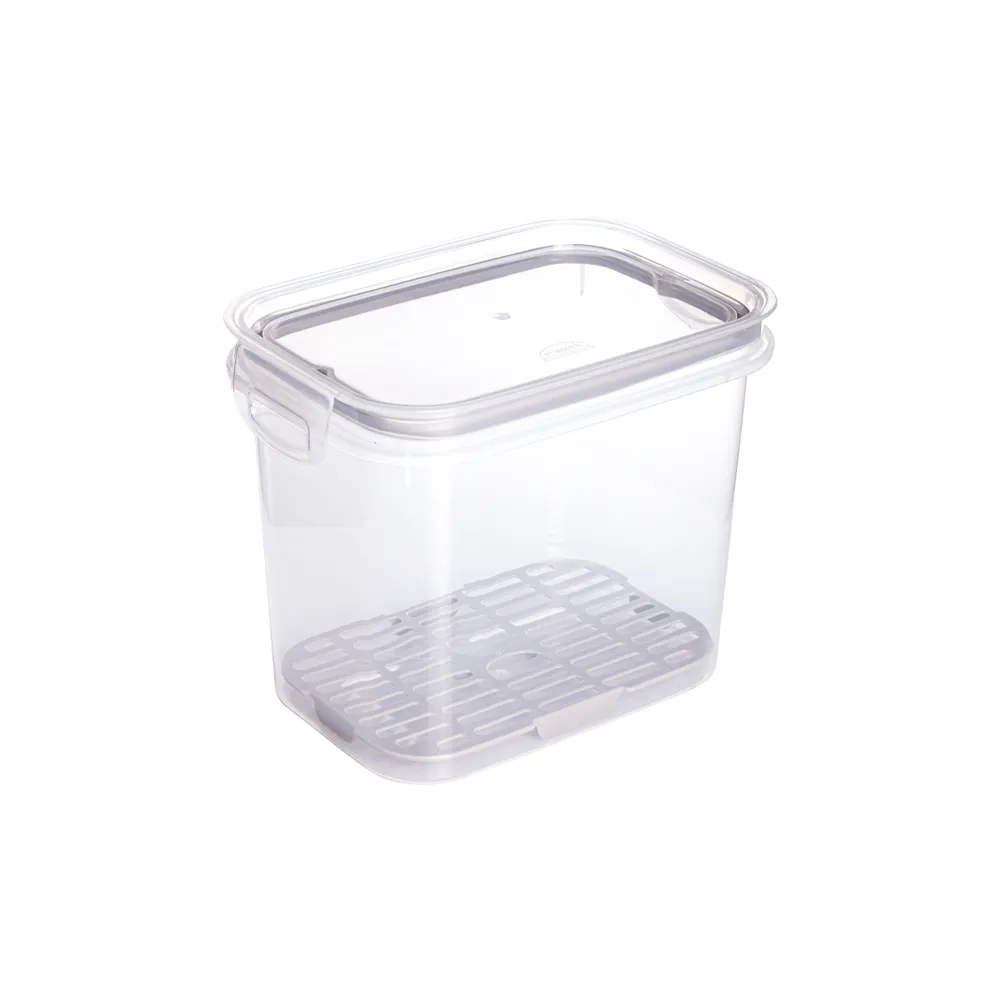 [234728] 14303 RECIPIENTE TRABA RECT C/ ESCURRIDOR 1,8L GR