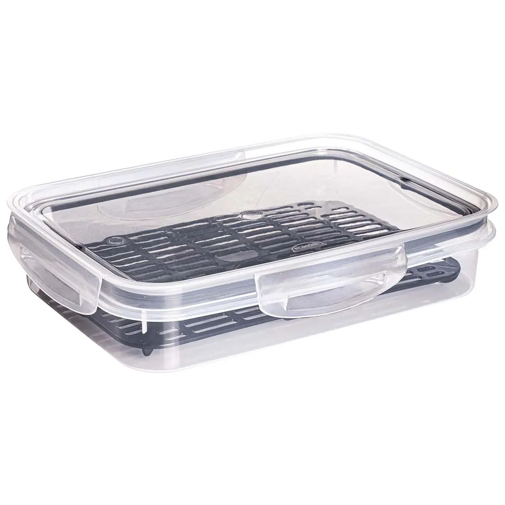 [234805] 14348 RECIPIENTE TRABA MAS C/ ESCURRIDOR 1,1L NEGR