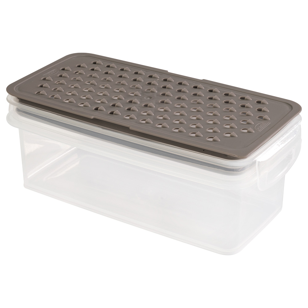 [234837] 15401 RALLADOR CON RECIPIENTE 875ML GRIS