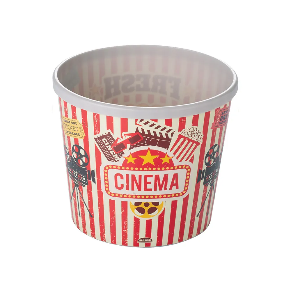 [234877] 8688 RECIPIENTE DECORA PALOMITAS DE MAIZ 2,1L GRIS