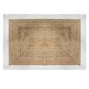 ALFOMBRA YUTE BORDE BLANCO 168857Z