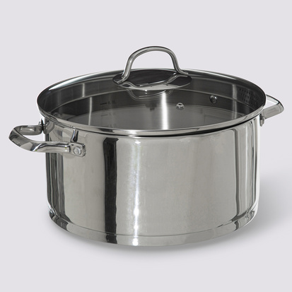 [241290] CACEROLA ACERO INOX RESISTENTE 28CM 179710