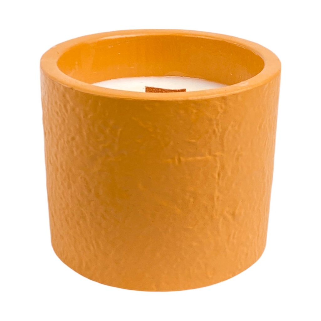 [246974] VELA NARANJA 9X9X7.6CM 415-652286