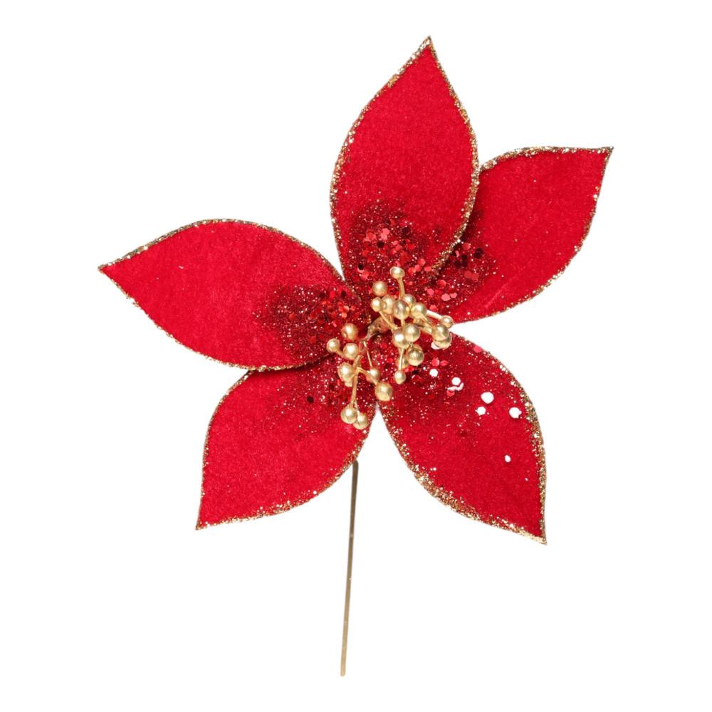 FLOR DECOR ROJO DE 5 PETALOS 140-4700557
