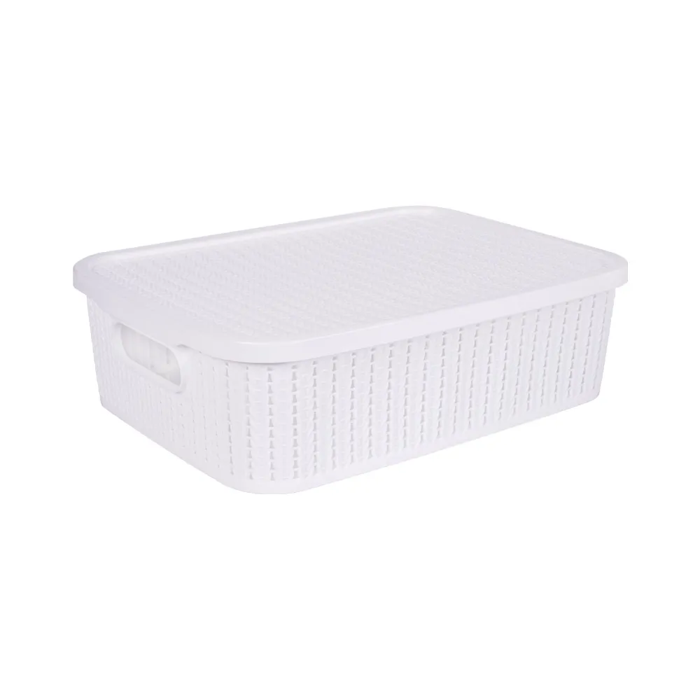 [250809] CAJA TRAMA BAJA 9,5L BLANCO 15407