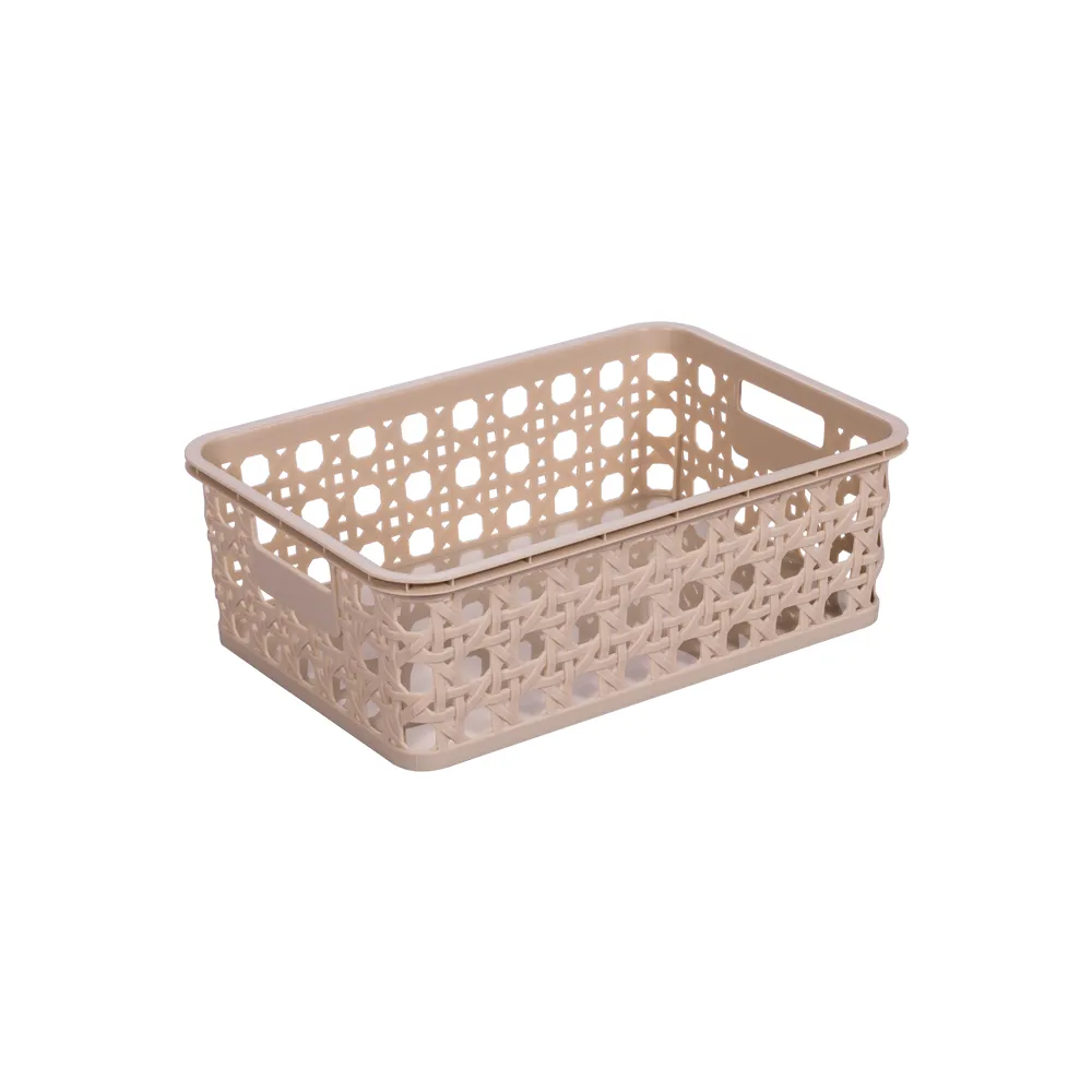 [250887] CESTO 16X23 2L RENDA BEIGE 15061