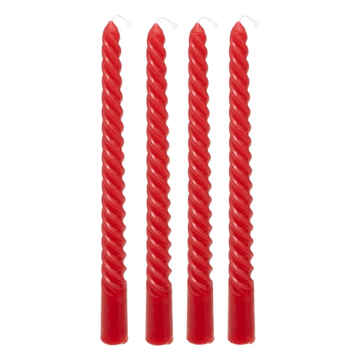 [251720] VELAS ROJAS HUGO TORCIDAS X4 H25 207036D