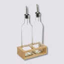 SET X2 BOTELLAS VIDRIO + BAMBÚ 0,5L 181823