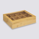 CAJA TÉ 12 COMPARTIMIENTOS REMOVIBLES 181826