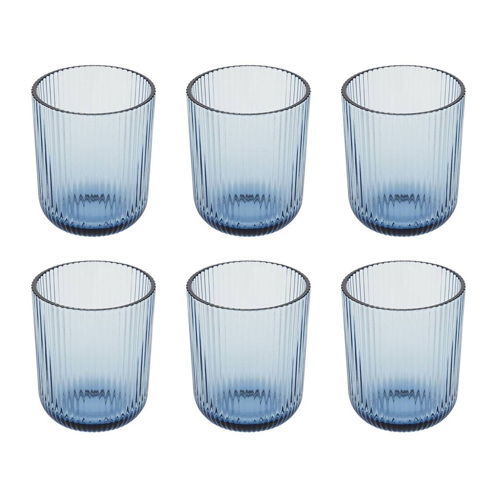 [252819] VASO BAJO STRIÉ EMA AZUL 25CL 203480C
