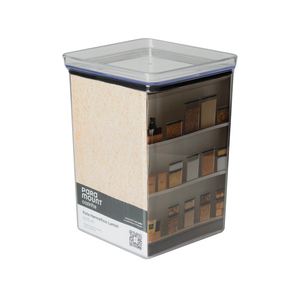 [253099] FRASCO HERMÉTICO LUMINI 17,5X17,5X27 4647