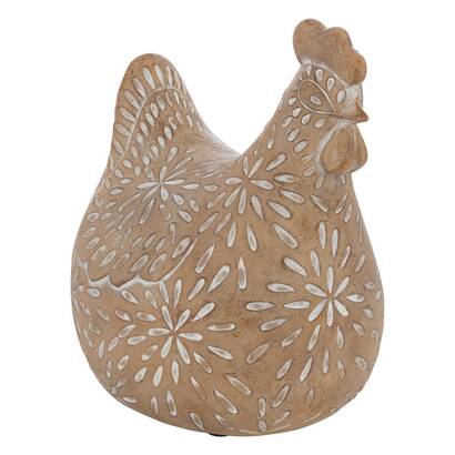 FIGURA GALLINA RESINA LINDA H10,5 206126