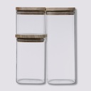 SET X3 FRASCOS VIDRIO HERMÉTICOS 179623