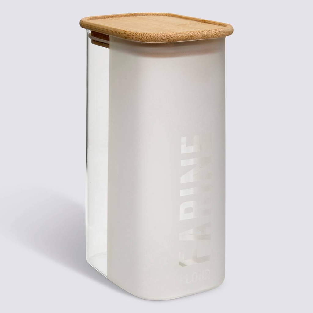 [253362] FRASCO VIDRIO BAMBÚ HARINA 1,6L 213404