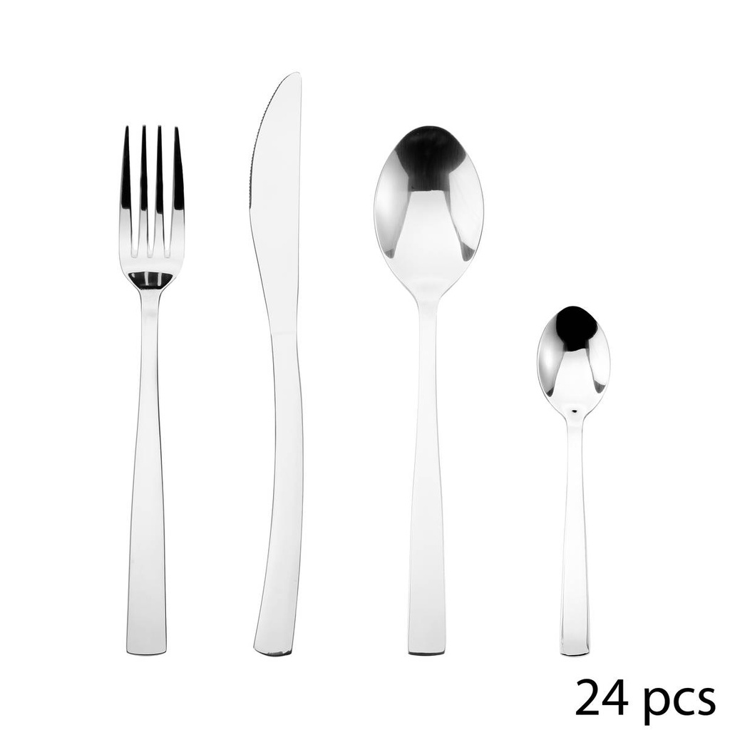[253920] JUEGO DE CUBIERTOS INOX 24 PIEZAS OLYMPE 134859