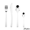 JUEGO DE CUBIERTOS INOX 24 PIEZAS OLYMPE 134859