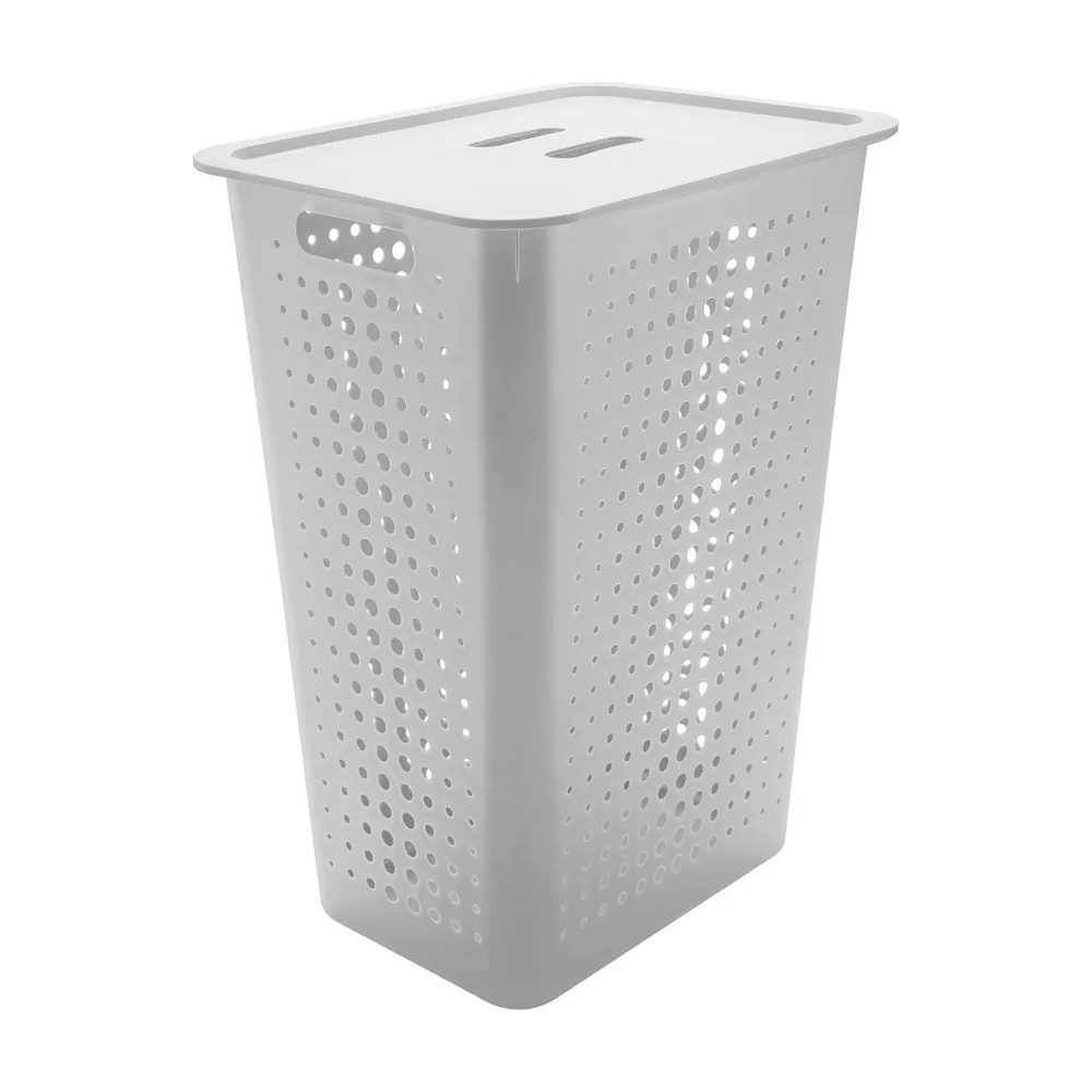 CESTA ORGANIZADORA CON TAPA 47L BLANCO CO570BCF