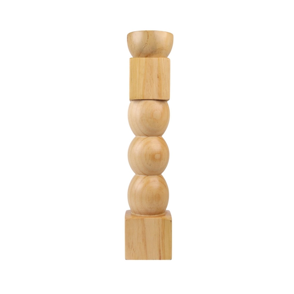 PORTAVELAS CERAMICA 8.5X8.5X41CM 448-2220273