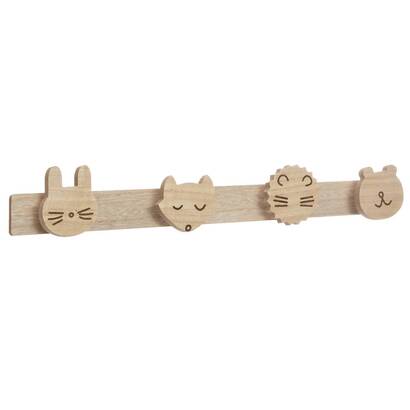 COLGANTE MADERA CABEZA ANIMAL 158643